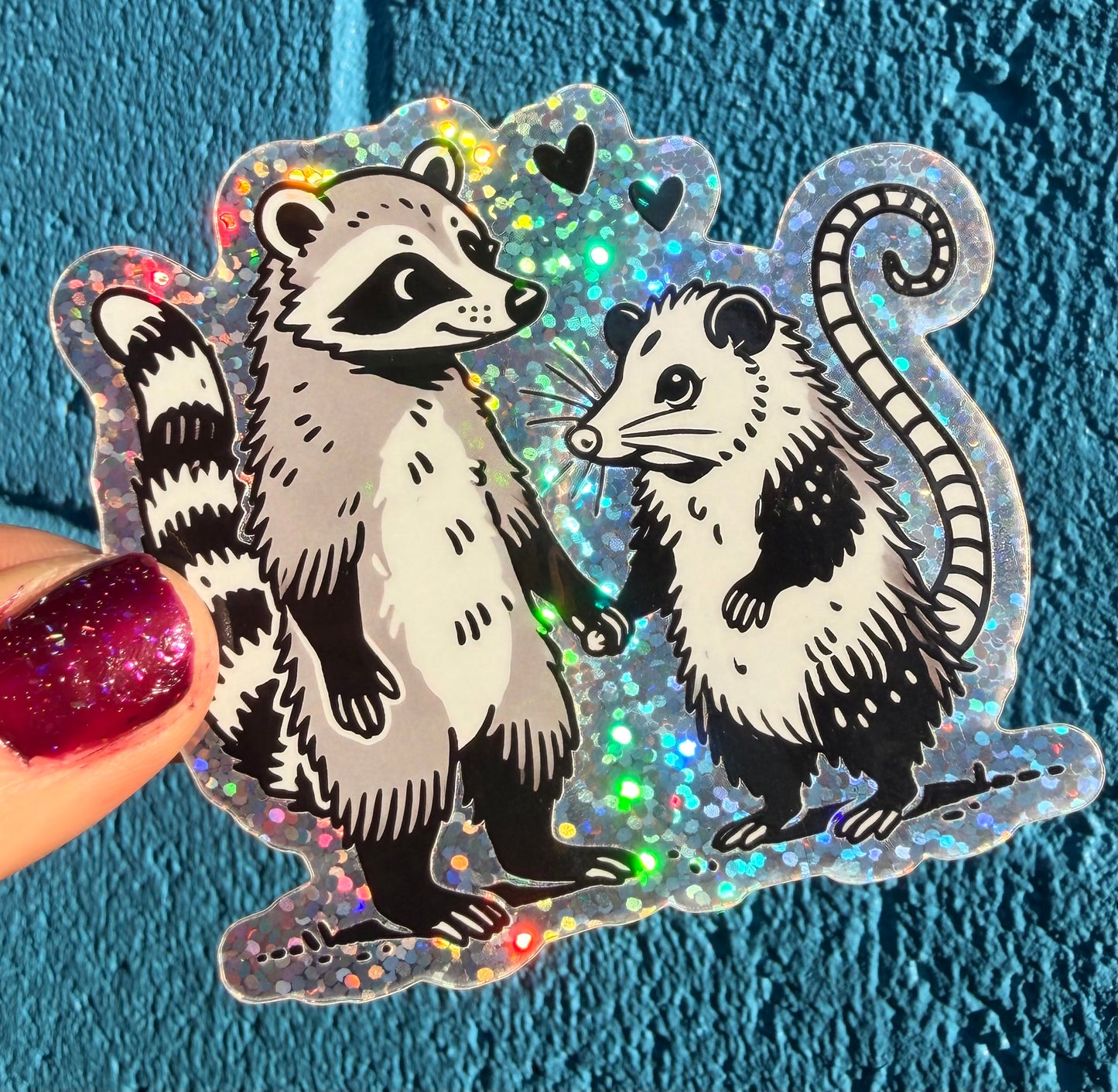Dumpster Darlings Glitter Sticker