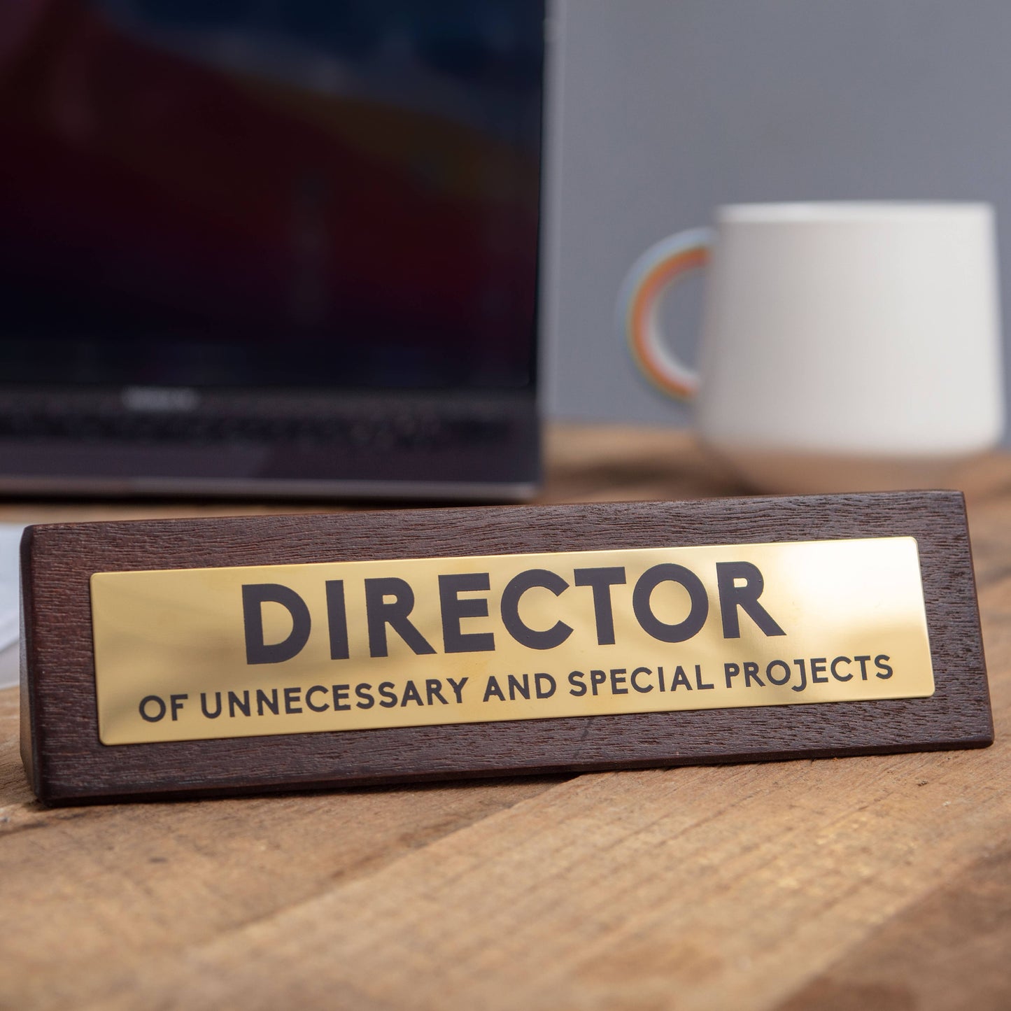 Director Wooden Desk Sign