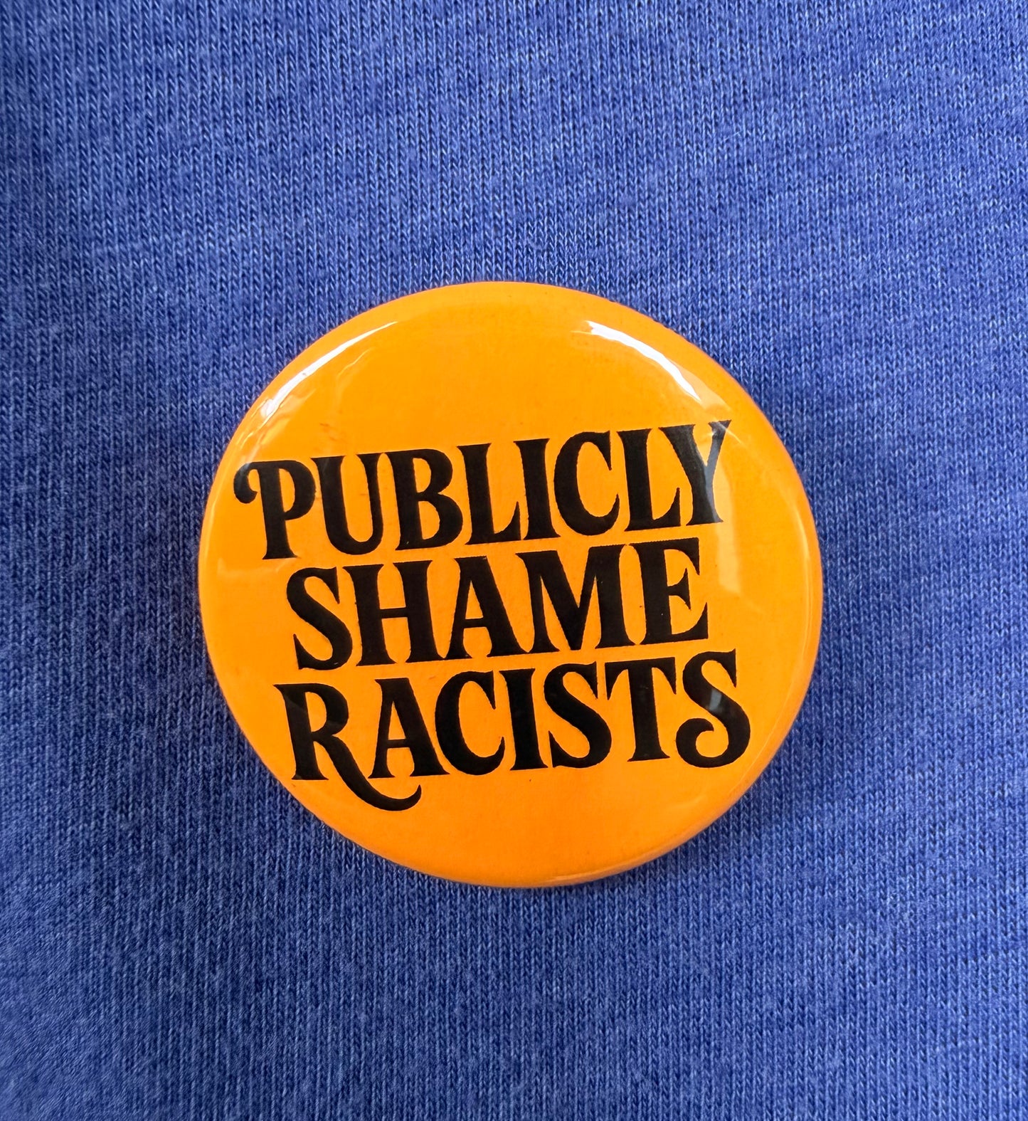 Publicly Shame Racists Button