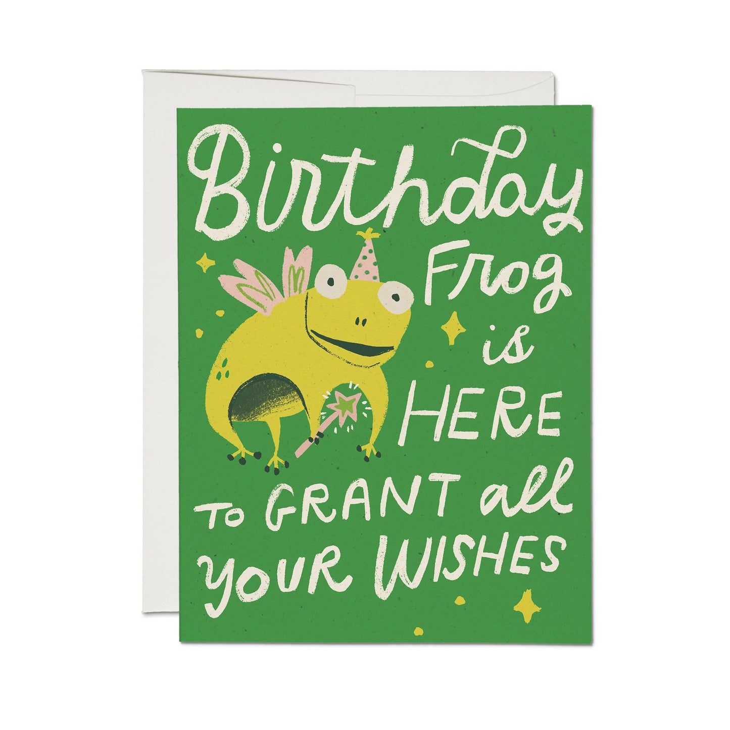 Birthday Frog Is Here To Grant All Your Wishes Card