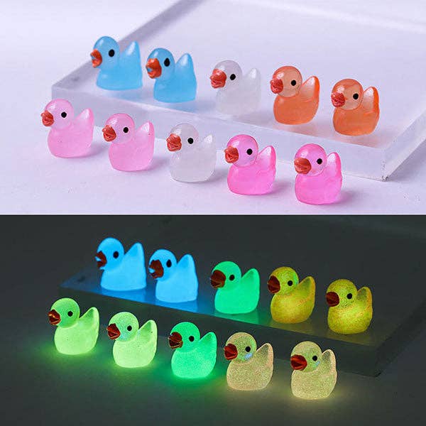 Hide-A-Duck Tiny Glow-In-The-Dark Duck Charms