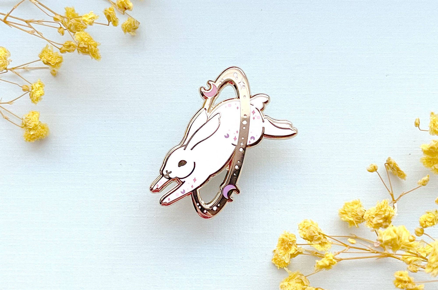 Cosmic Rabbit Pin