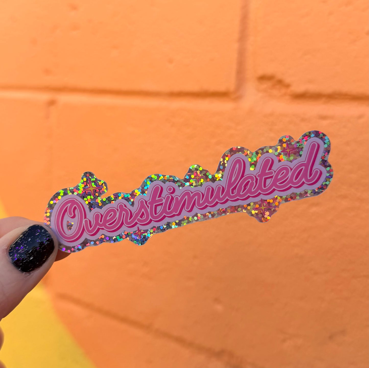 Overstimulated Sticker