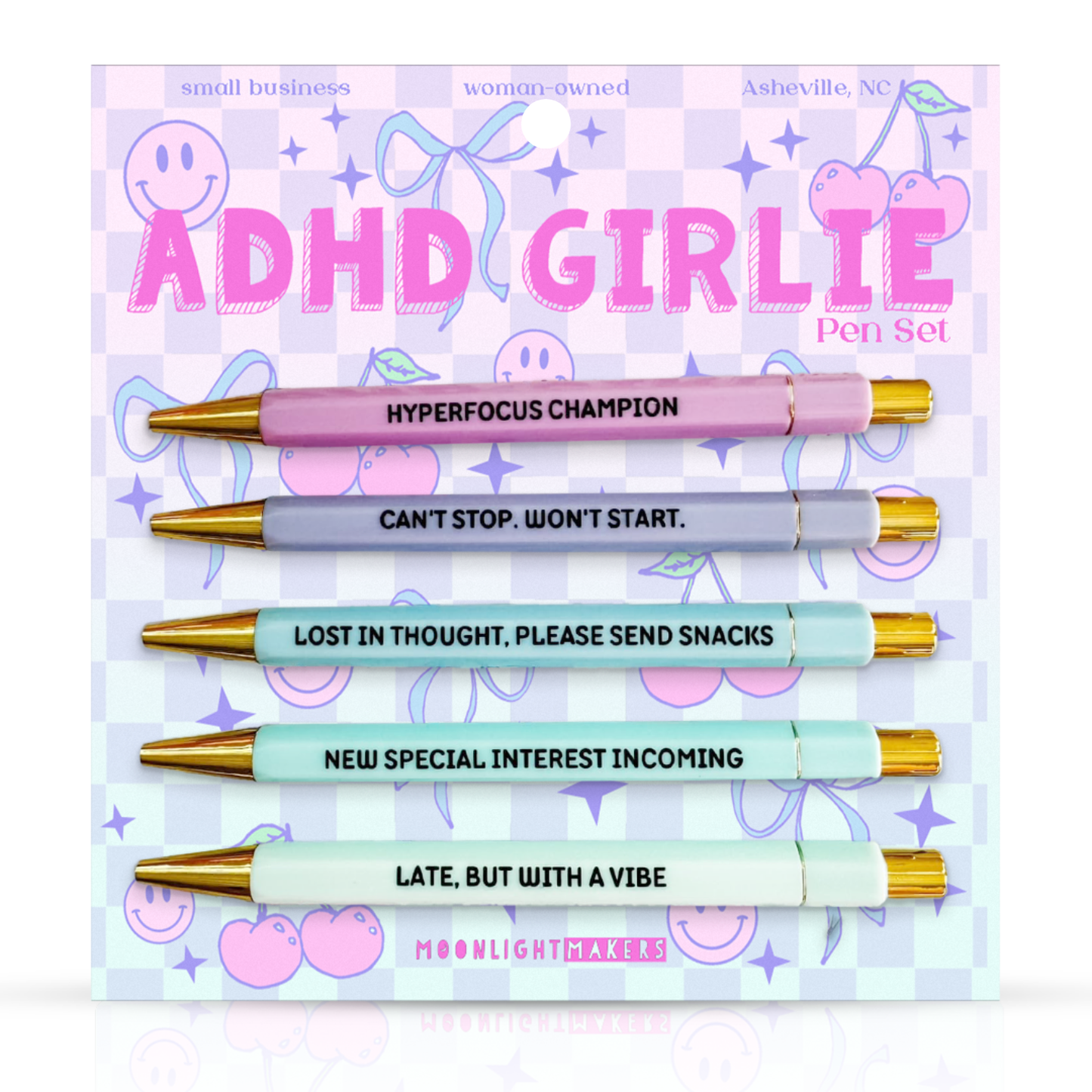 ADHD Girlie - Pen Set