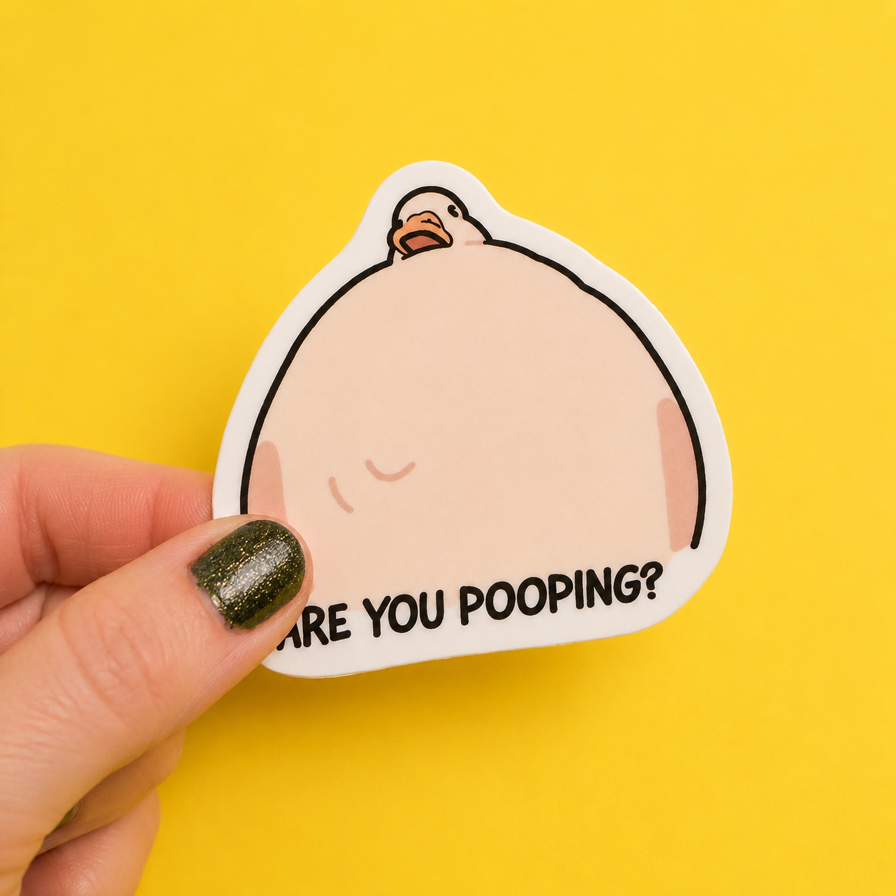 Are You Pooping Sticker