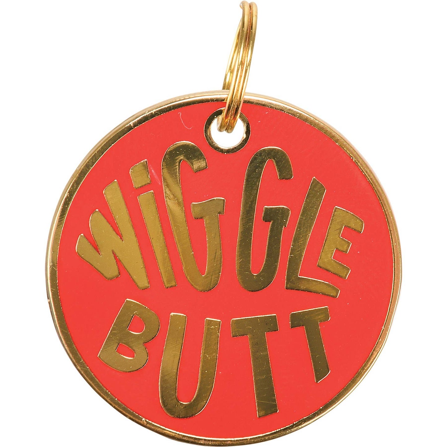 Wiggle Butt Collar Charm Pet Tag