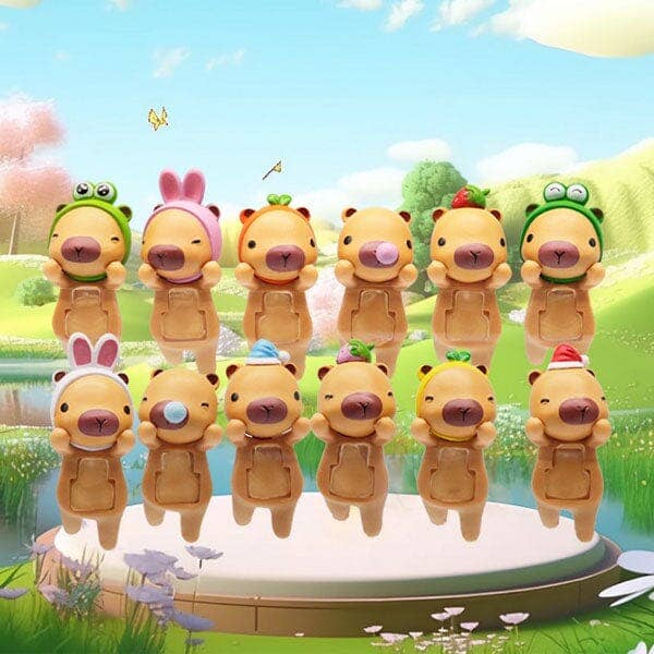 Capybara Phone Hugging Figurine Blind Box- Series 2