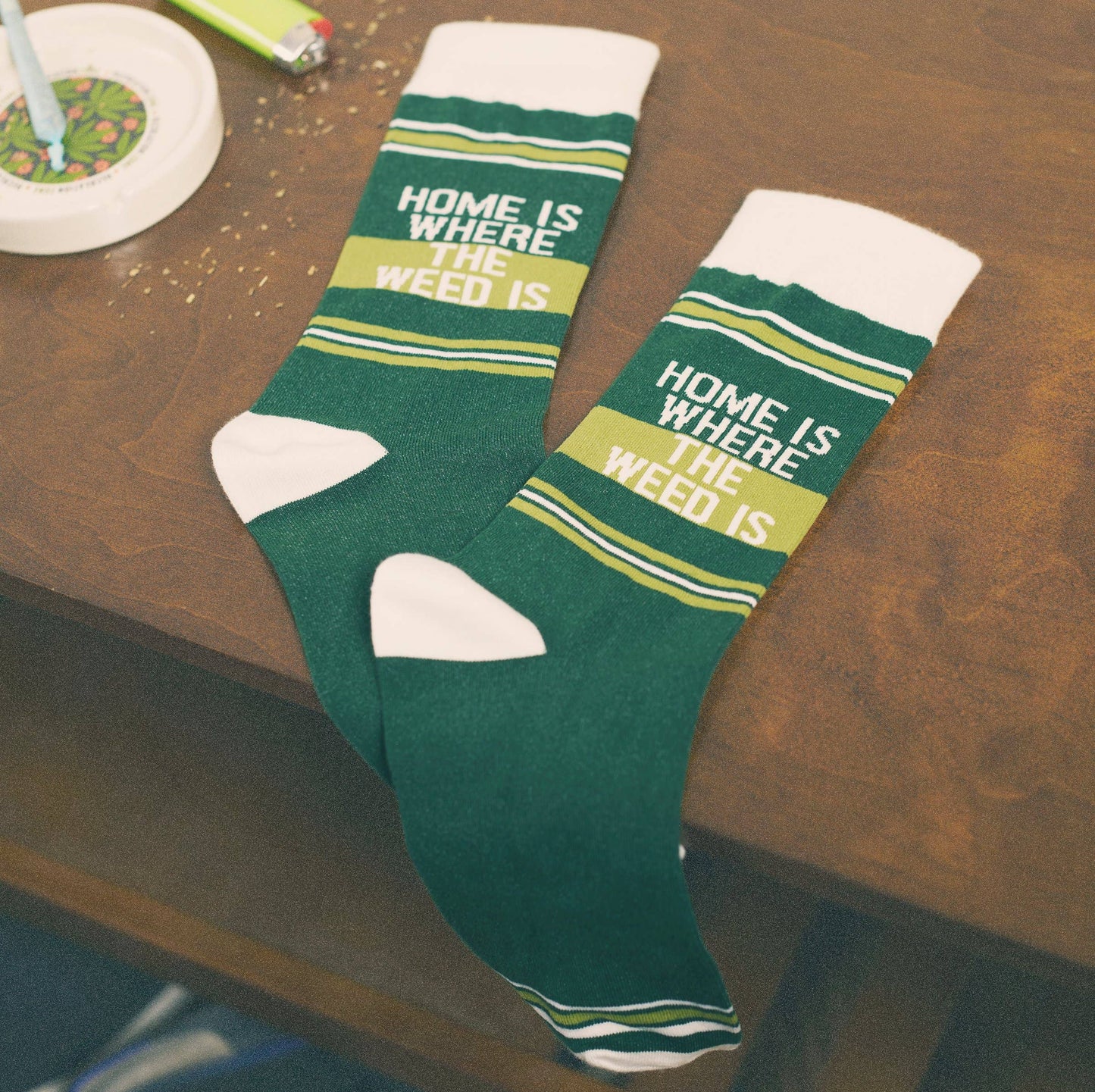 Home Is Where The Weed Is Socks