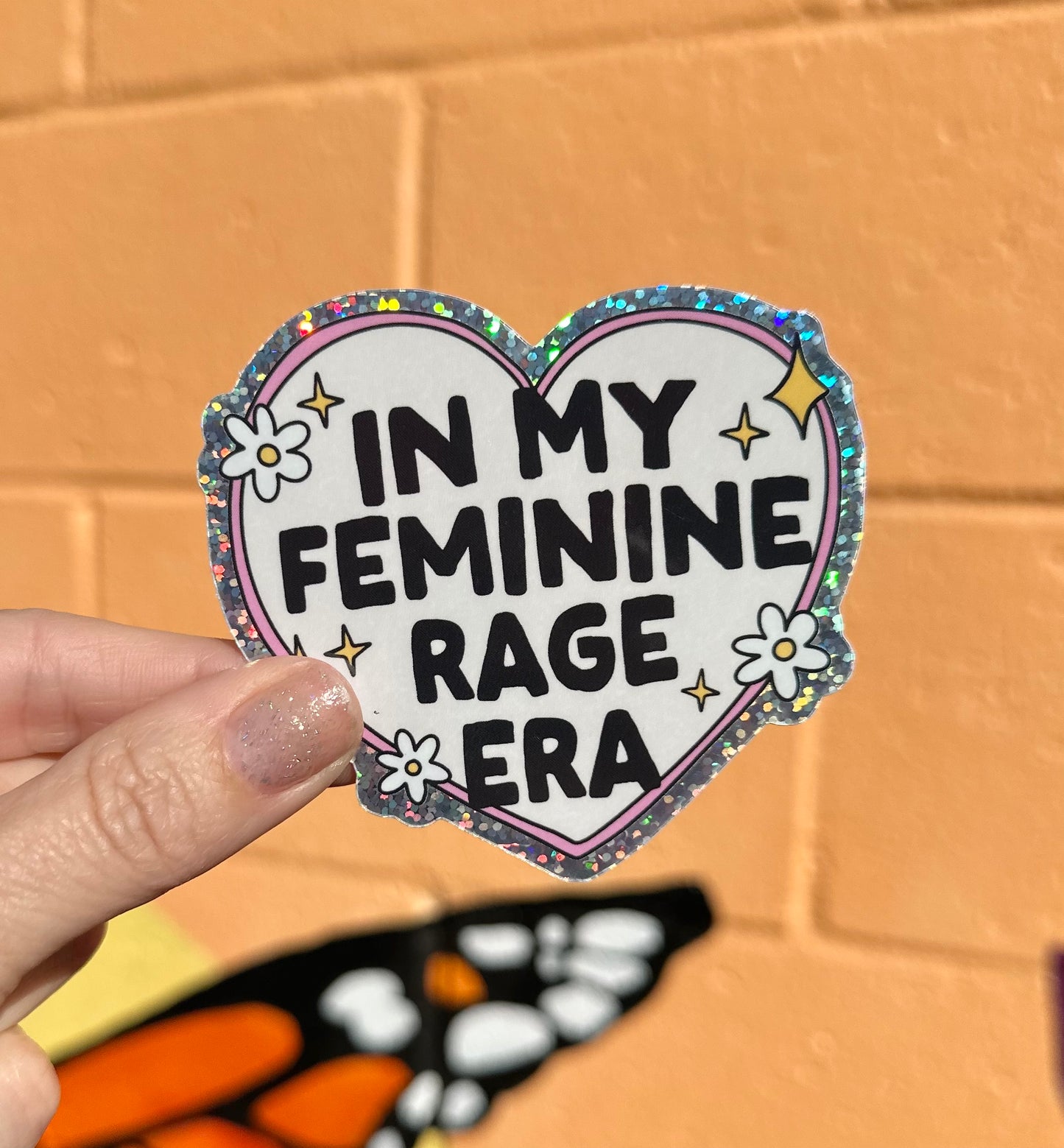 In My Feminine Rage Era Sticker (2 styles available)