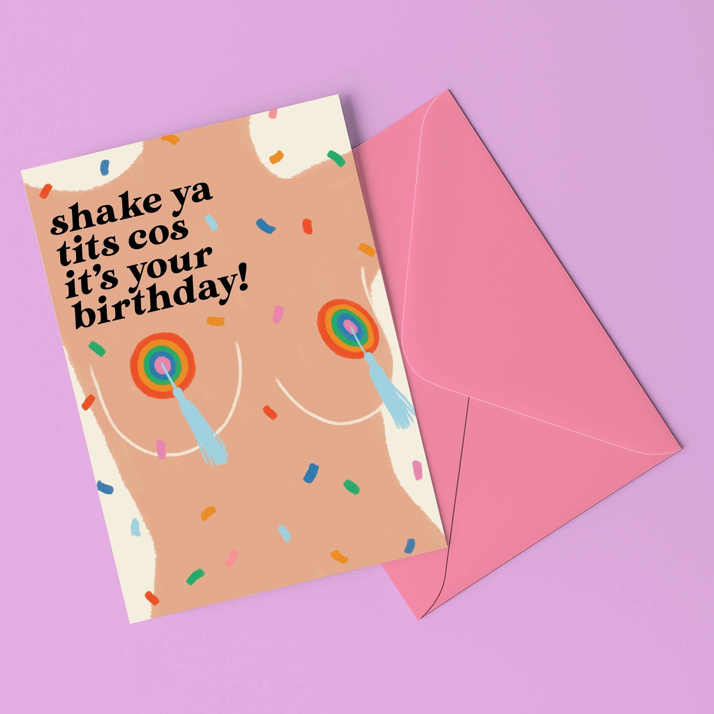 Shake Ya Tit's Coz It's Your Birthday Card