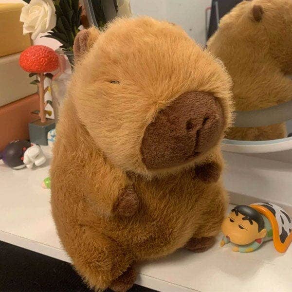 Capybara Kawaii Turtle Backpack Plushie