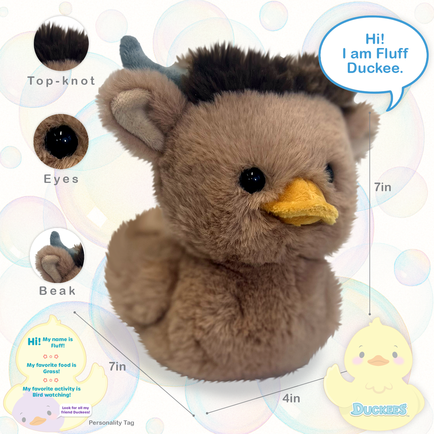 Duckee Highlandee Plushie