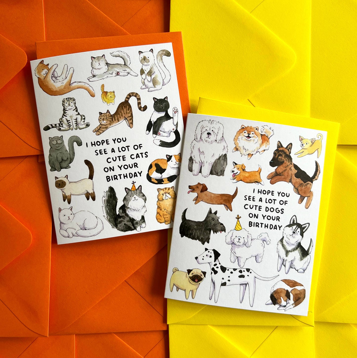 I Hope You See A Lot Of Cute Cats Birthday Card