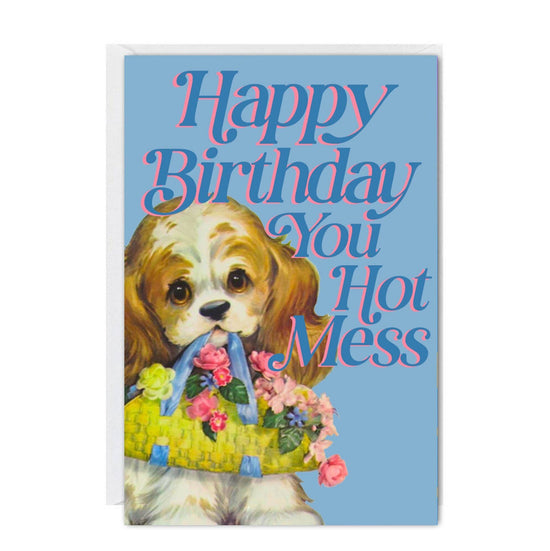 Happy Birthday You Hot Mess Card – Hilarious Humanitarian