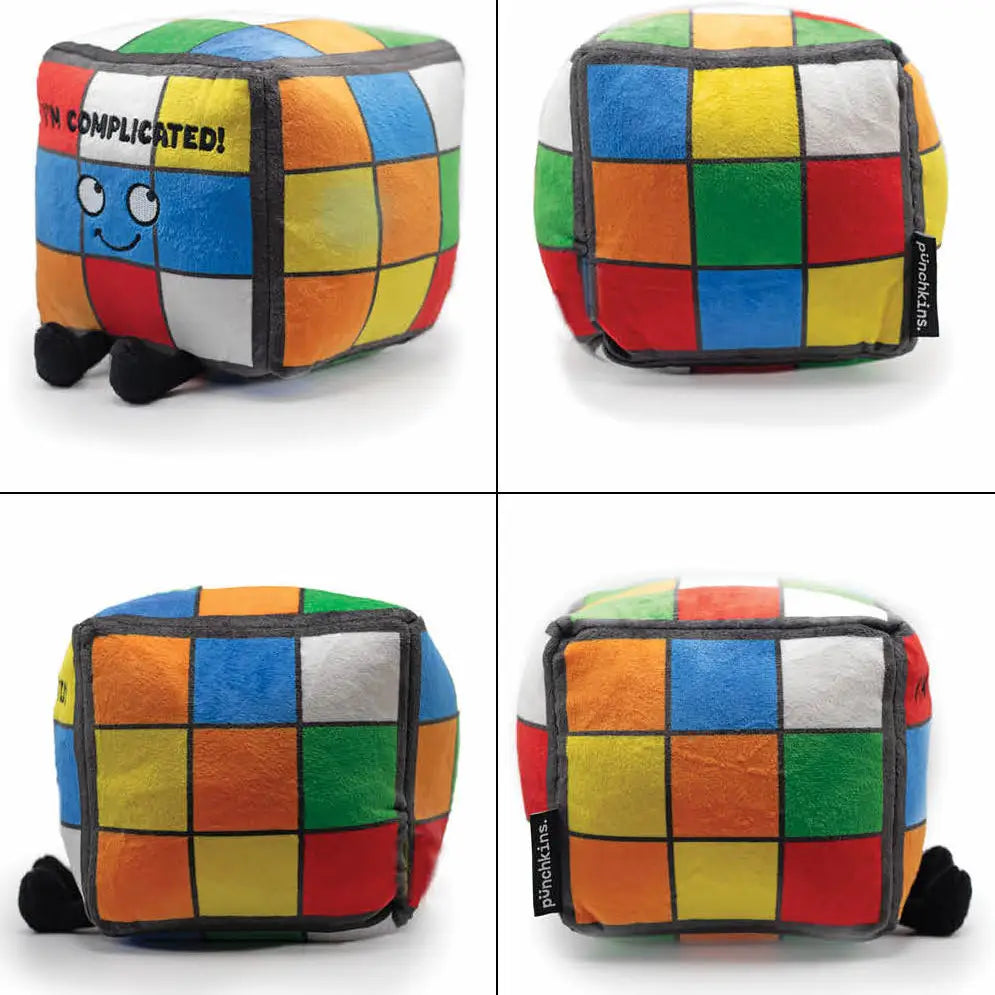 Load image into Gallery viewer, I&amp;#39;m Complicated Cube Plushie

