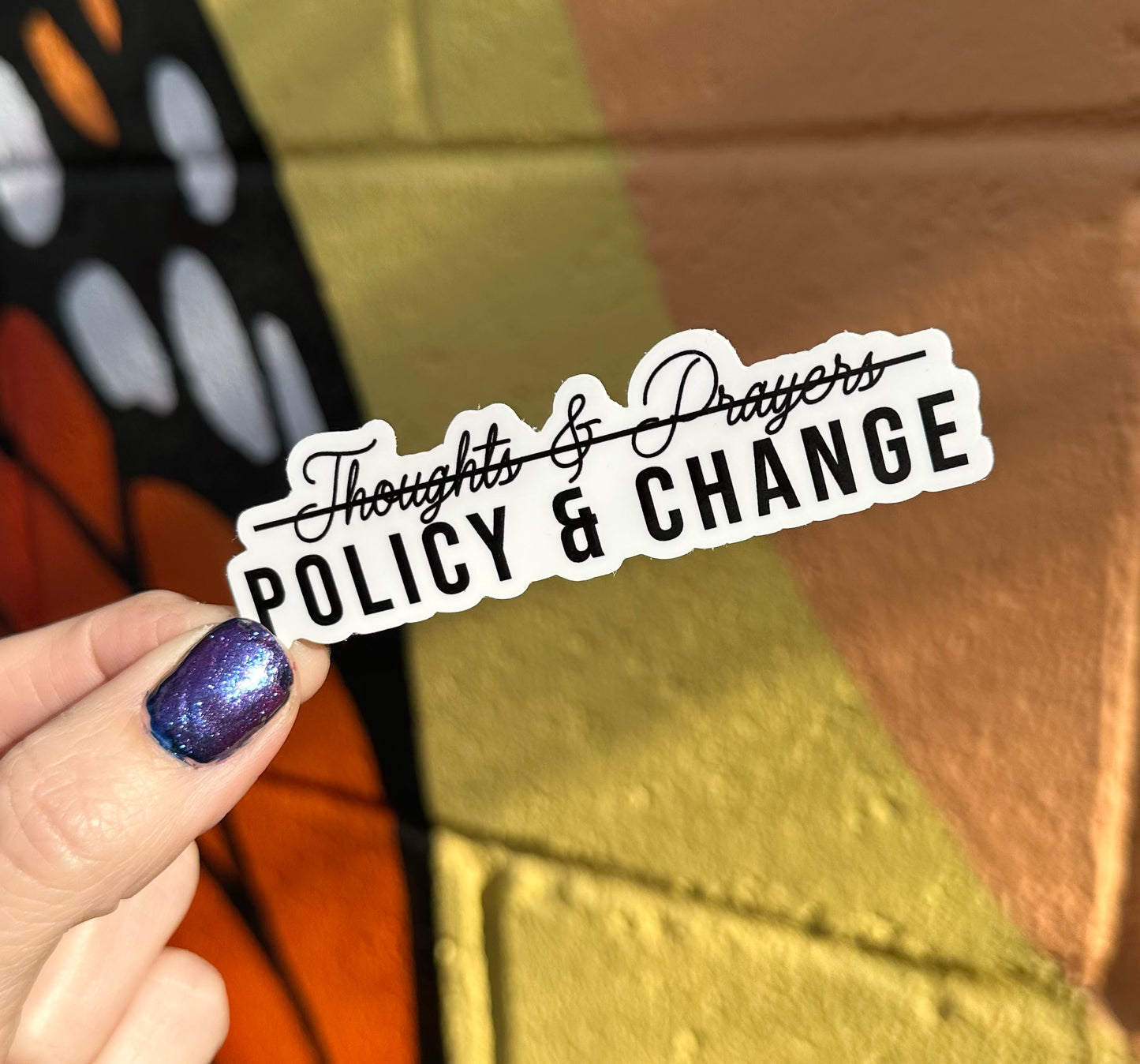 Policy Changes Sticker High Quality Vinyl Stickers – Page 19 – Hilarious Humanitarian