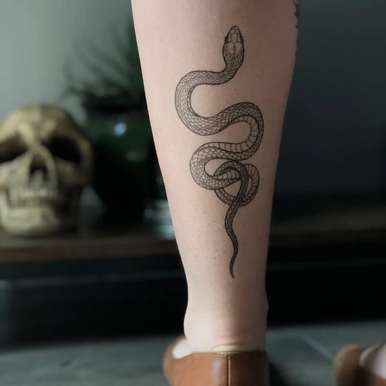 Load image into Gallery viewer, Garden Snake Temporary Tattoos

