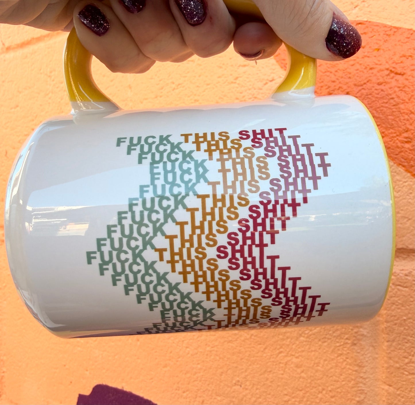 Hidden Fuck This Shit 15 oz Mug