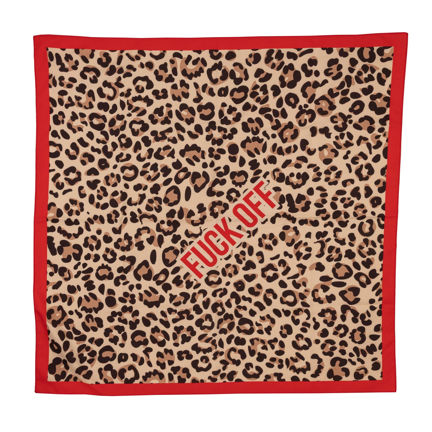 Leopard "Fuck Off" Bandana