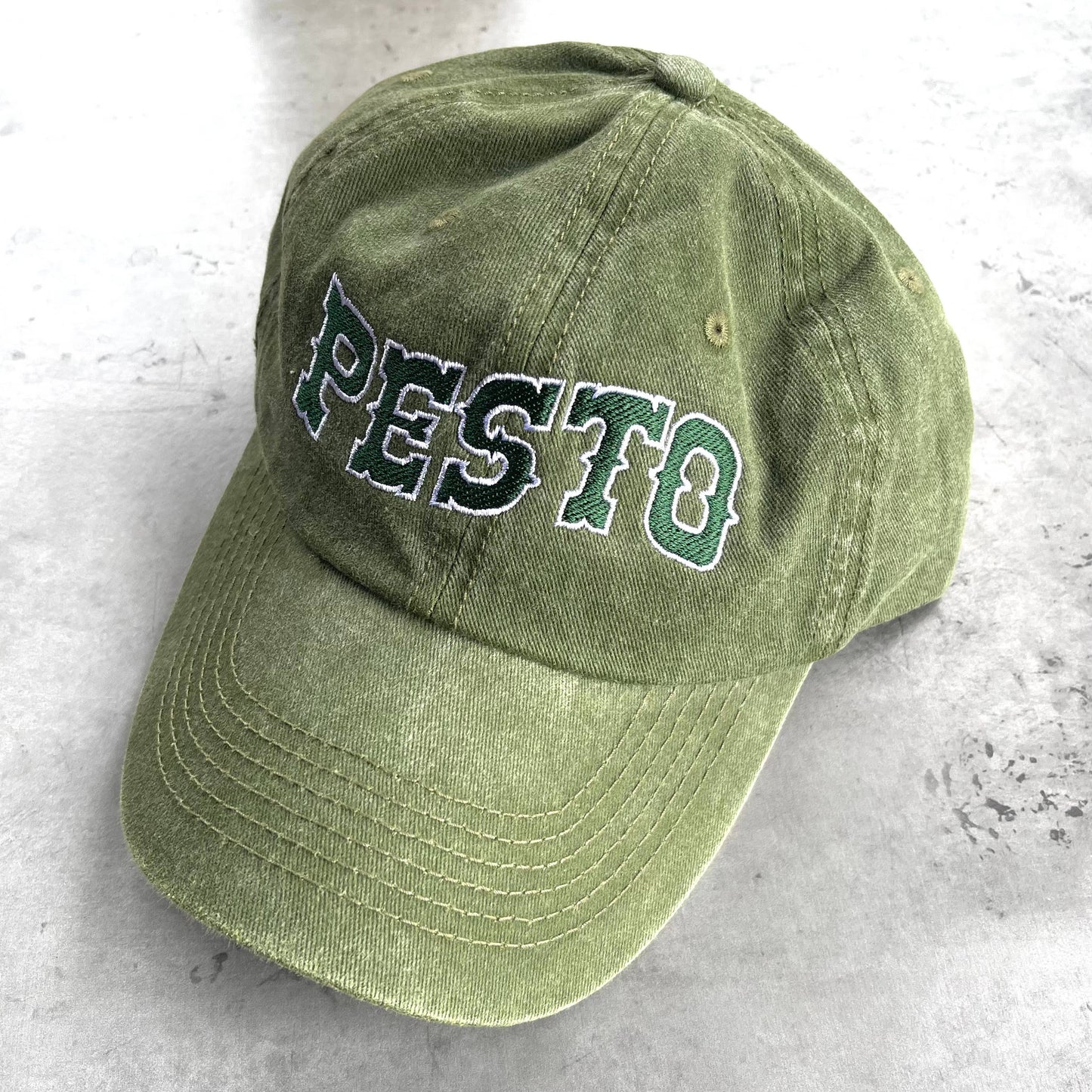 Pesto Embroidered Baseball Hat
