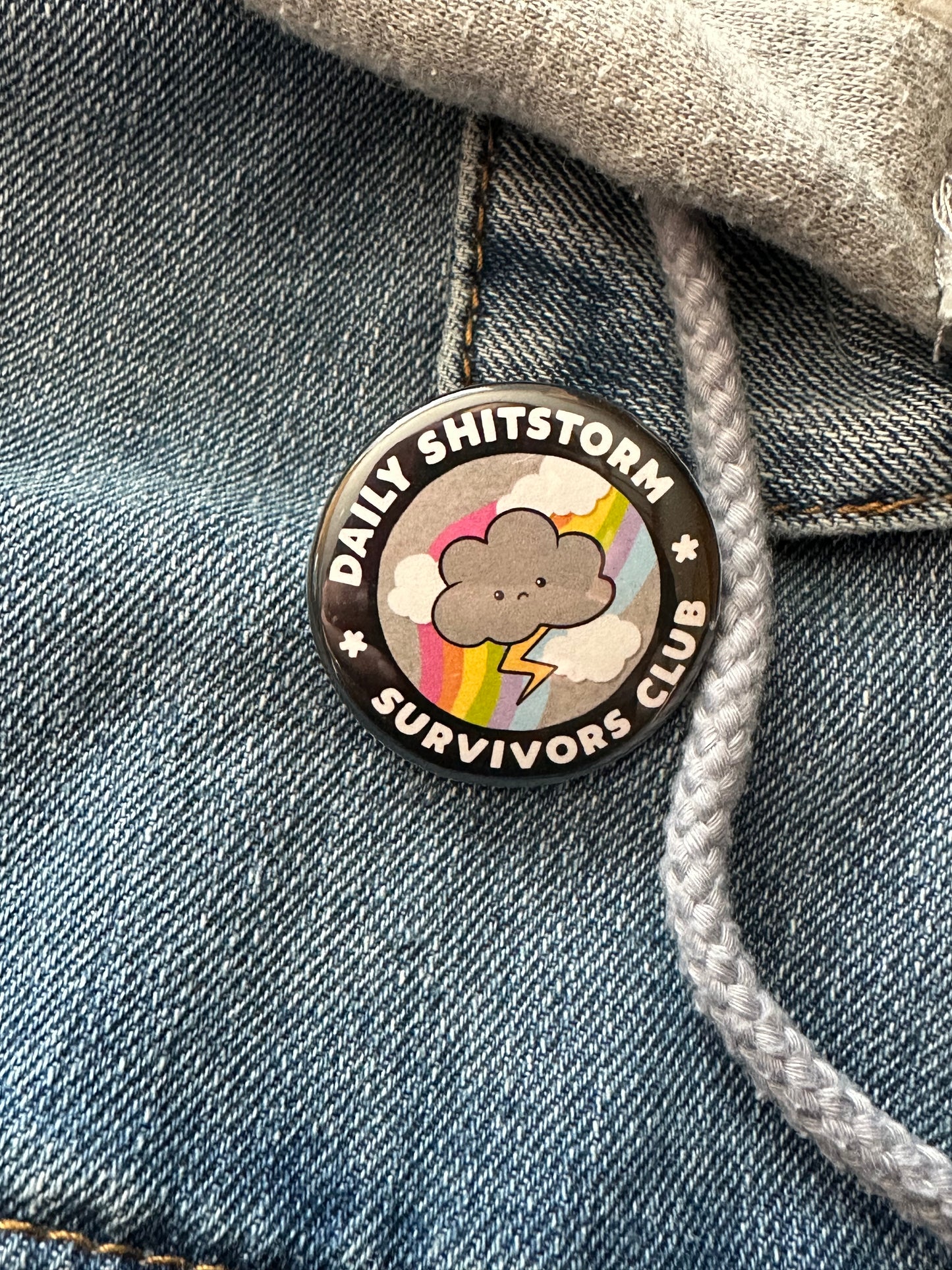 Daily Shitstorm Survivors Club Button
