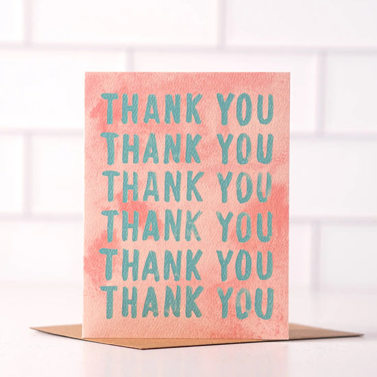 Load image into Gallery viewer, Thank You Thank You Thank You Card
