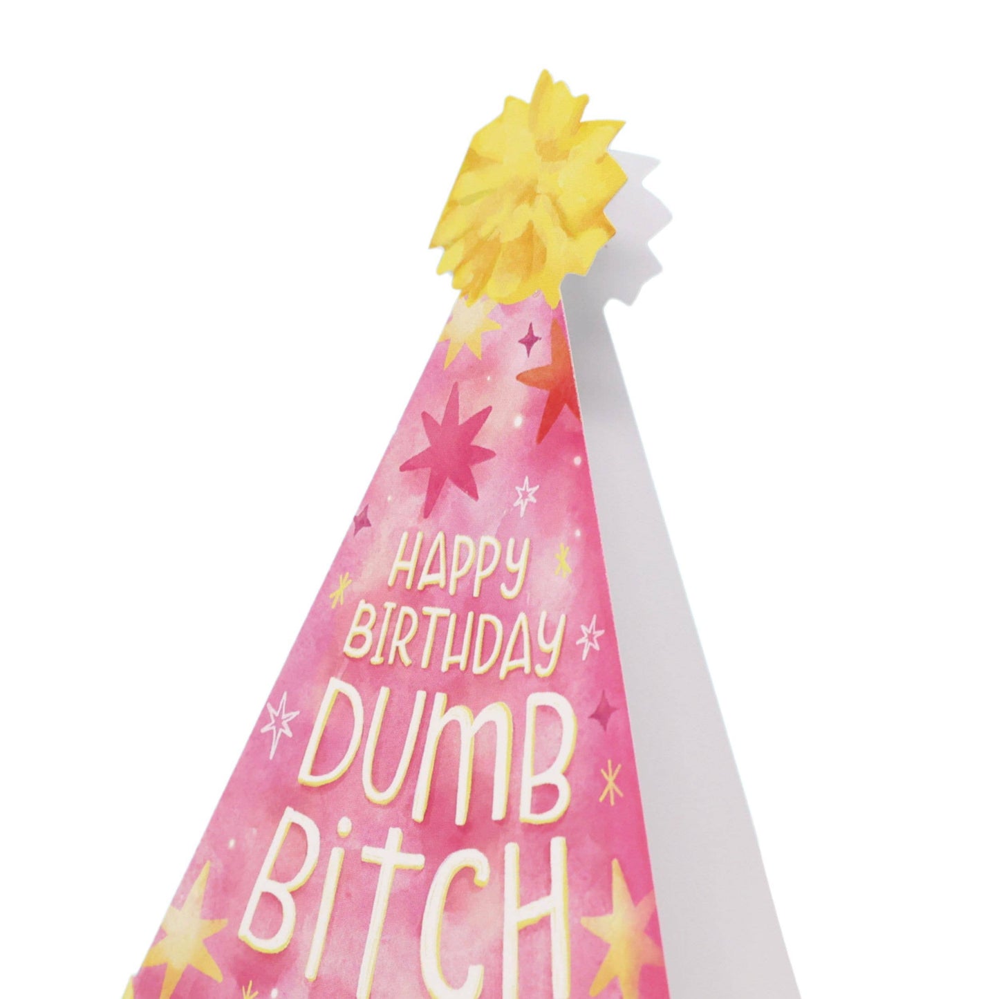 Happy Birthday Dumb Bitch Card