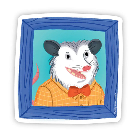 Opossum Portrait Sticker