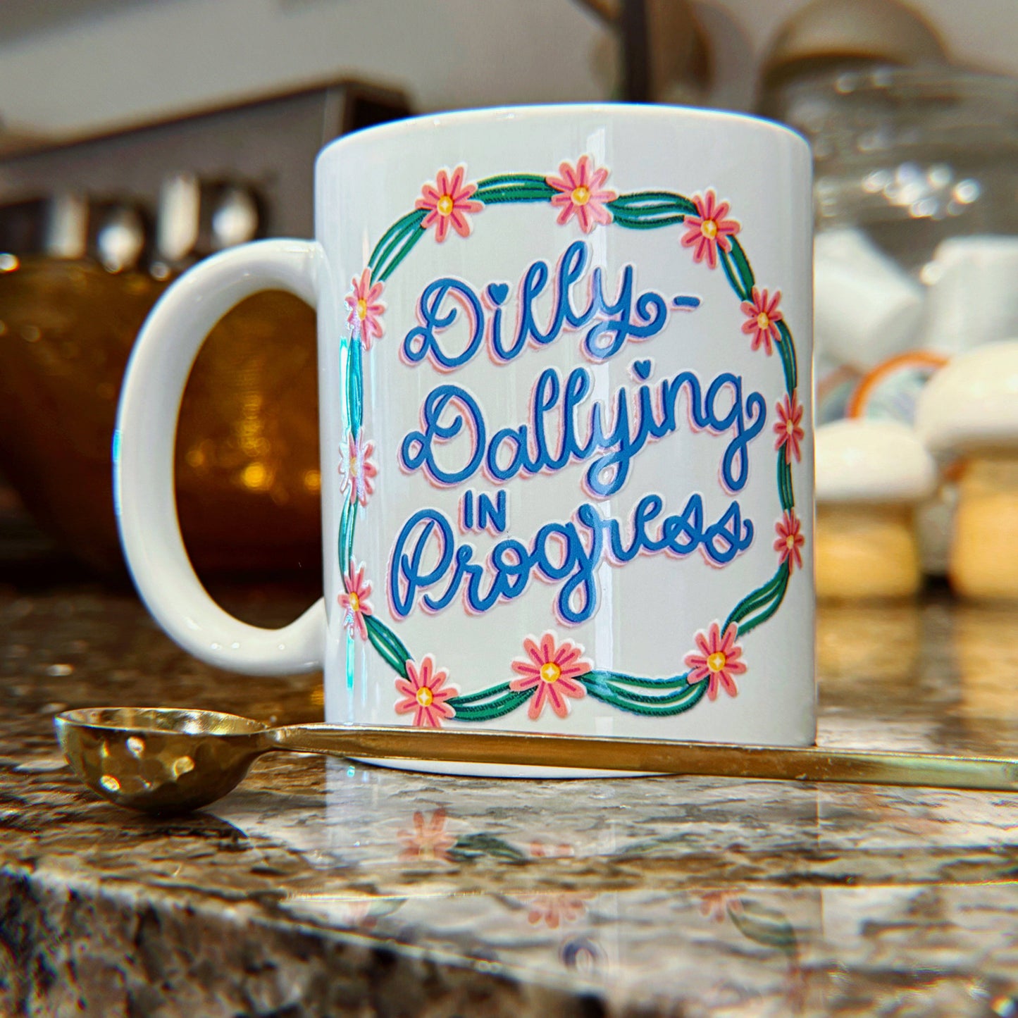 Dilly-Dallying in Progress Mug