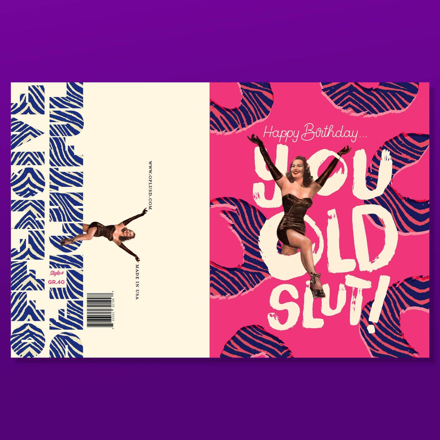 Happy Birthday... You Old Slut! Card