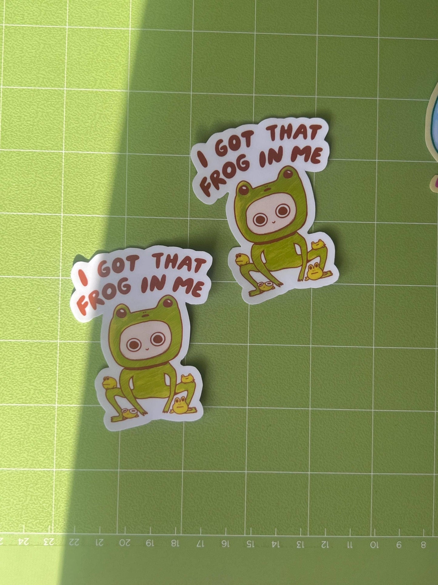 I Got That Frog In Me Sticker
