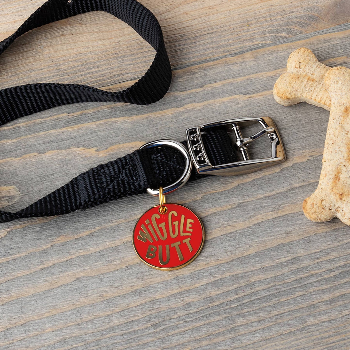 Wiggle Butt Collar Charm Pet Tag
