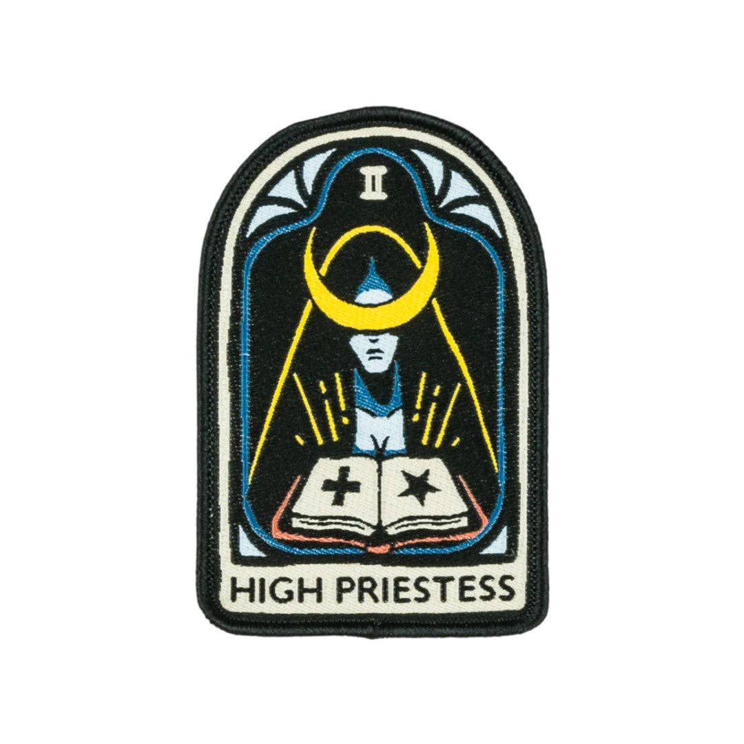 The High Priestess Tarot Nouveau Iron-On Patch