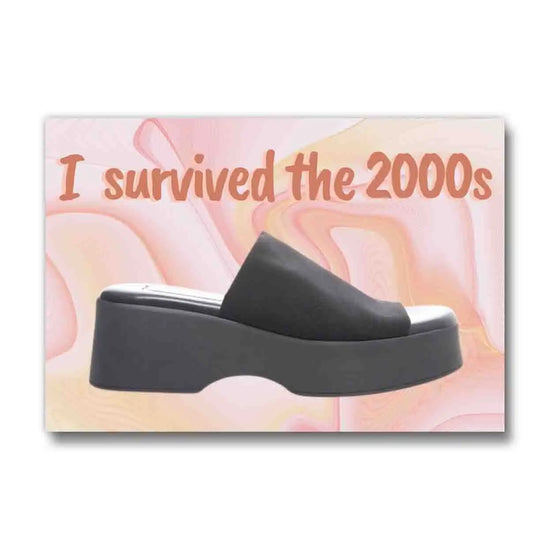 I Survived the 2000s Slide Shoe Magnet