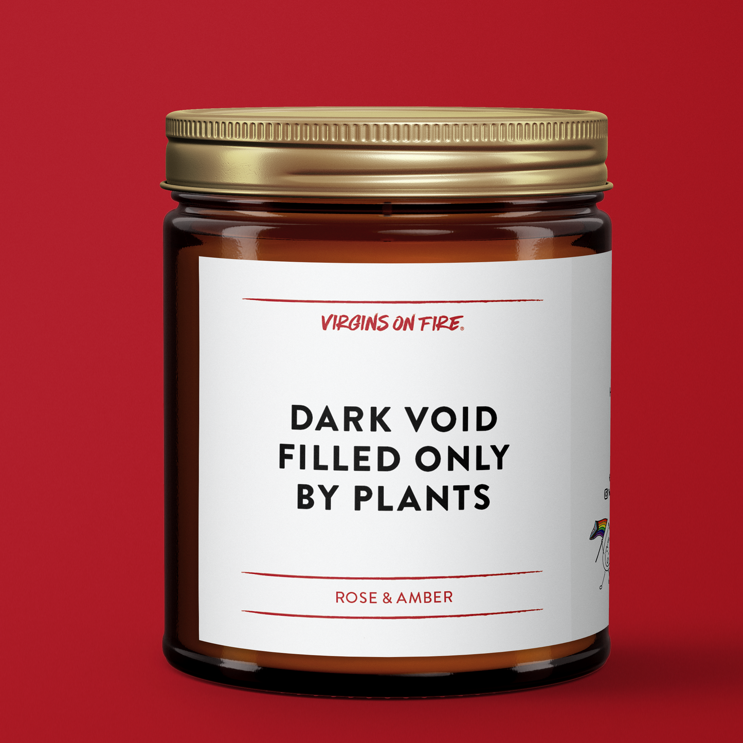 Dark Void Filled Only By Plants Candle Soy Candle