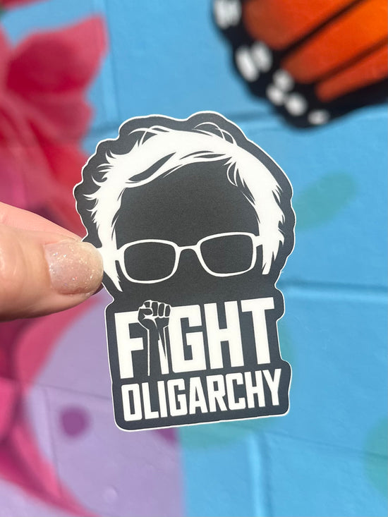 Fight Oligarchy Bernie Sticker