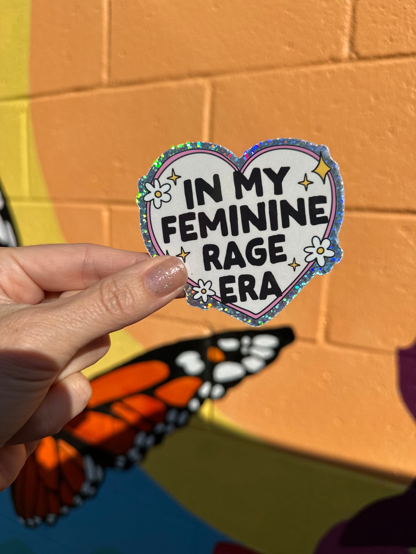 In My Feminine Rage Era Sticker (2 styles available)