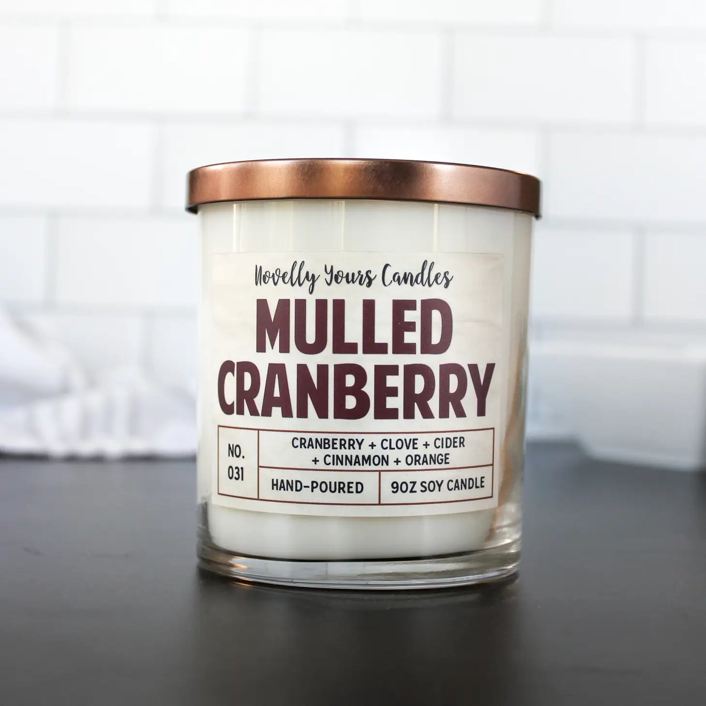 Mulled Cranberry Soy Candle