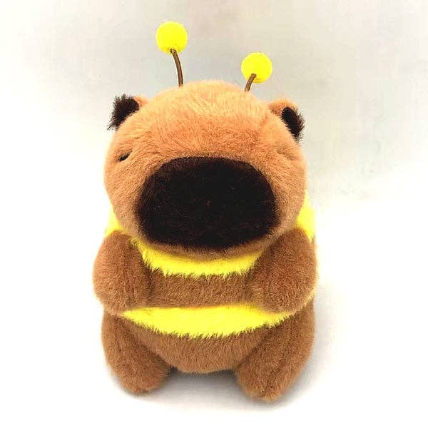 Capybara Kawaii Bumblebee Pull String Plushie