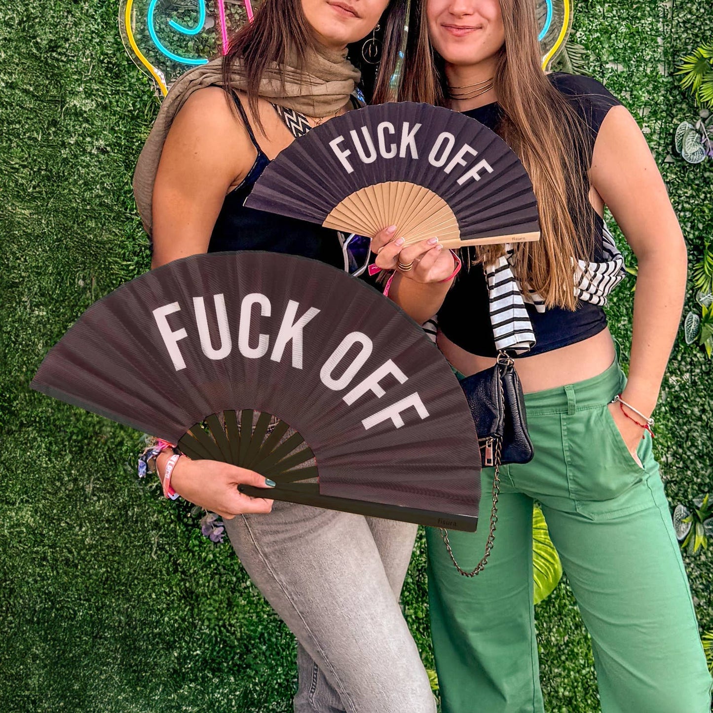 Fuck Off Black XXL Fan