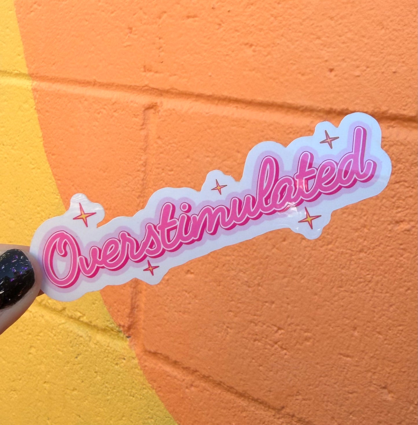 Overstimulated Sticker