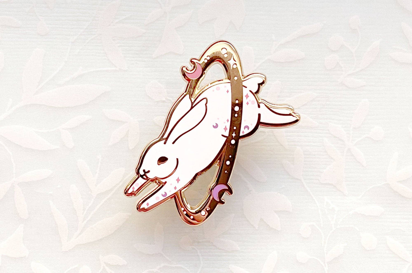 Cosmic Rabbit Pin