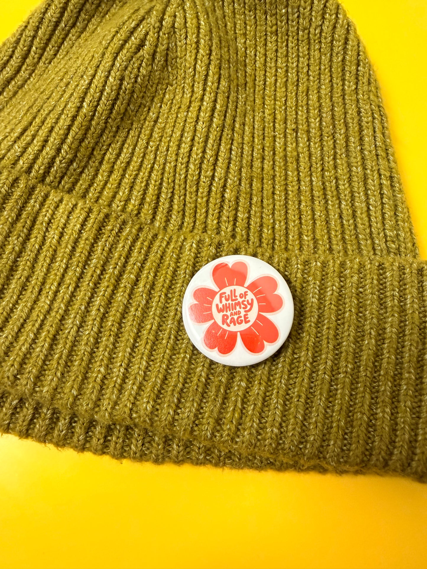 Full Of Whimsy & Rage Button
