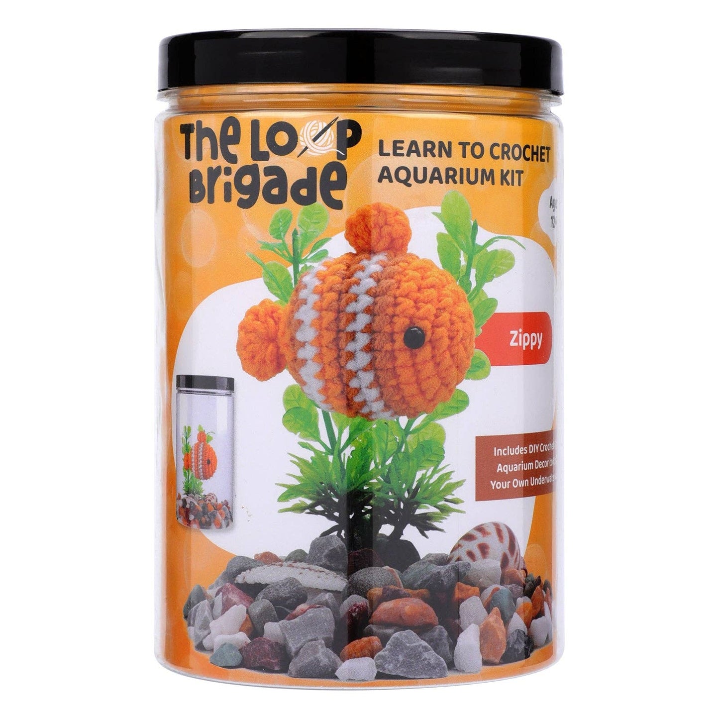 Crochet Plush Toy Complete Kit - Fish Aquarium