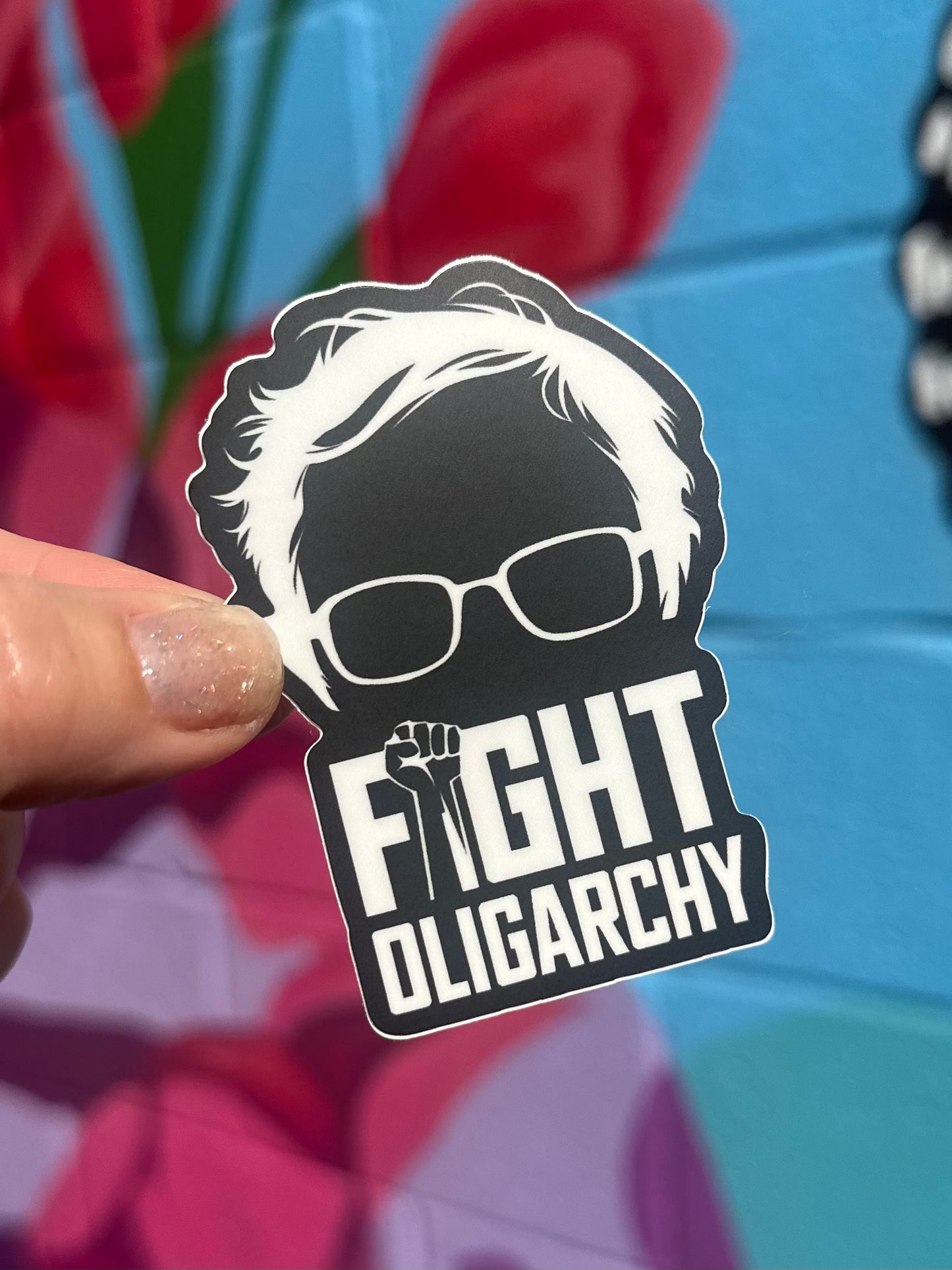 Fight Oligarchy Bernie Sticker