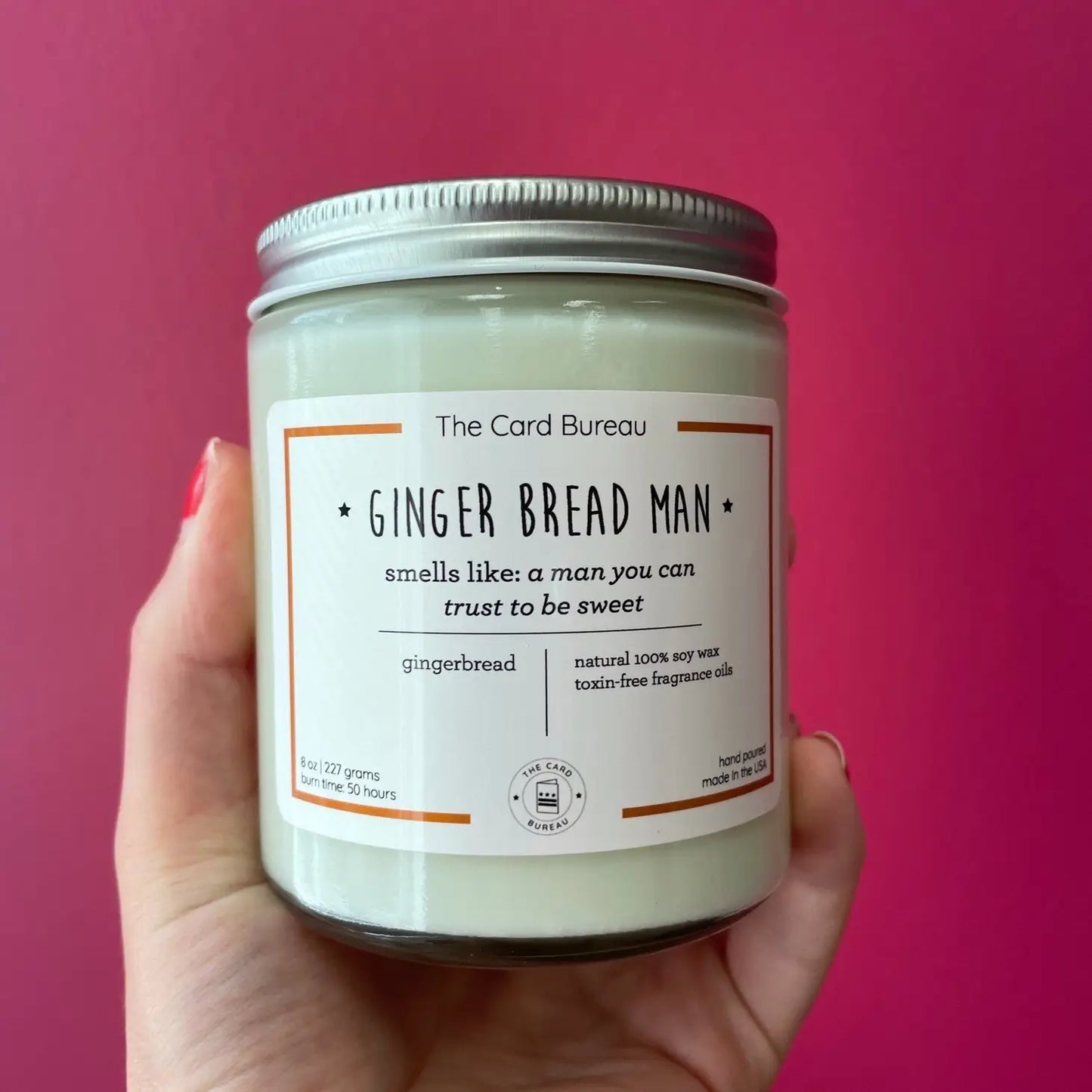 Load image into Gallery viewer, Gingerbread Man Soy Candle
