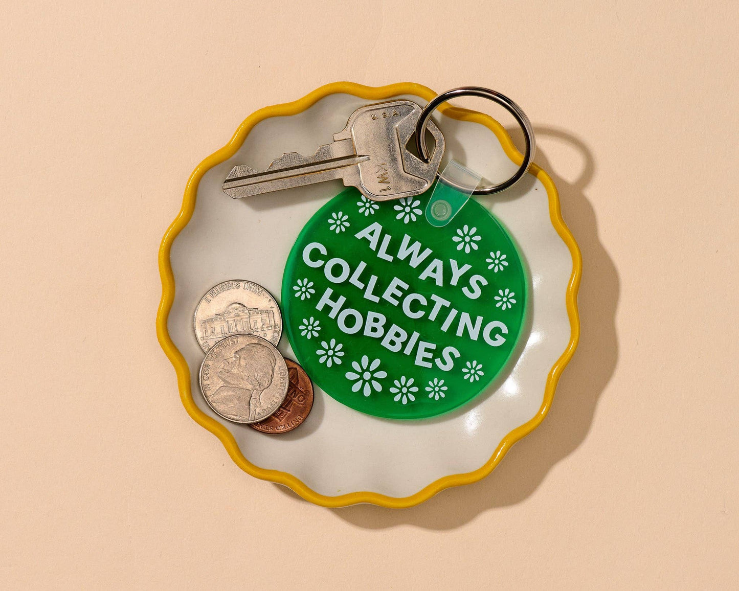 Always Collecting Hobbies Keychain