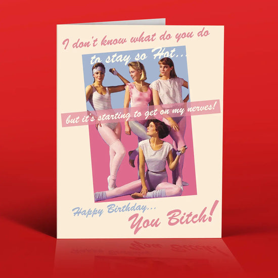 I Don't Know What Do You Do 80's Girls Birthday Card