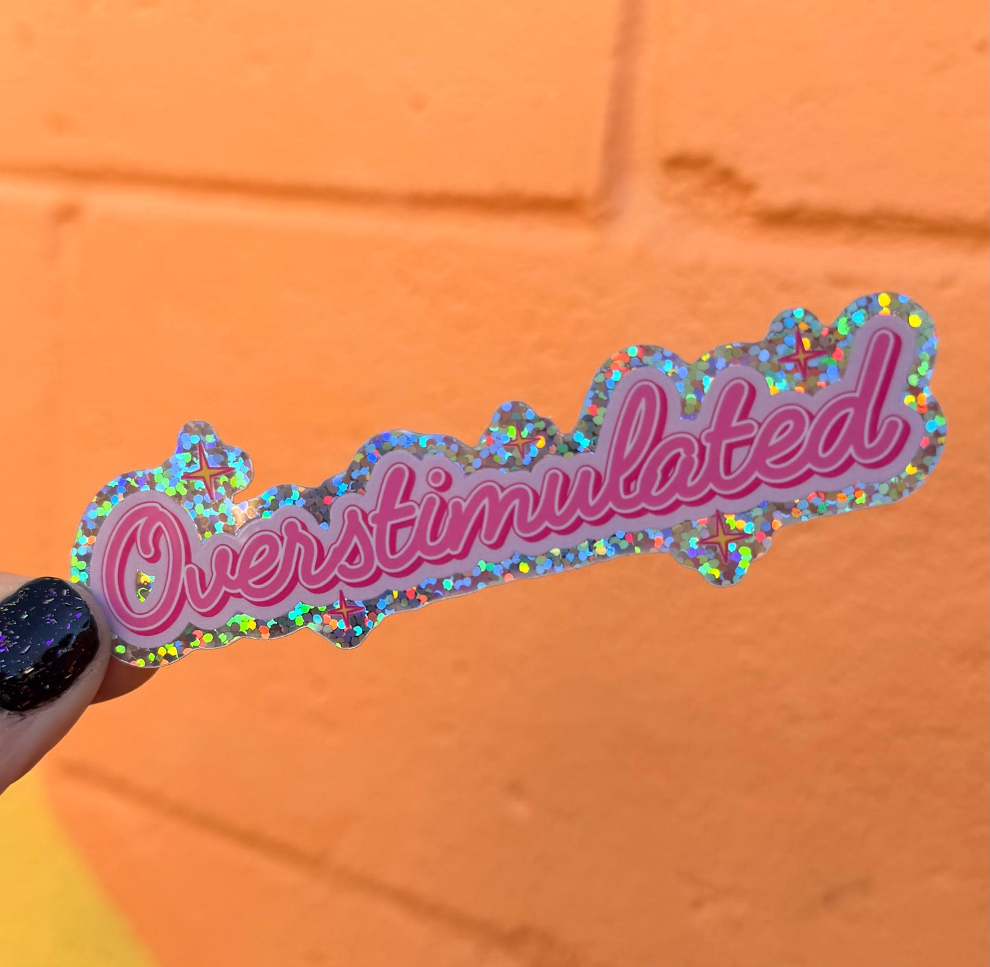 Overstimulated Sticker