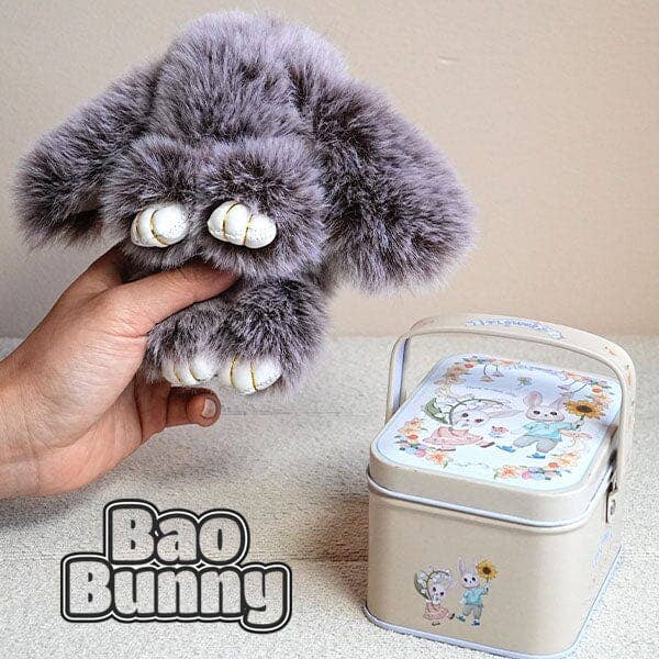Bao Bunny Kawaii Plush Keychain Mystery Tin